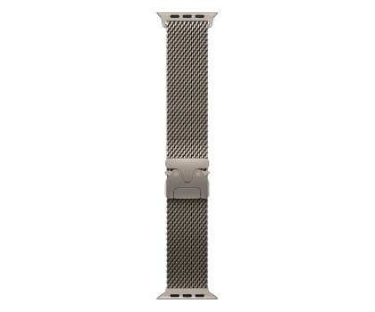 Pasek i akcesoria do zegarków Apple 49mm Natural Titanium Milanese Loop - Small